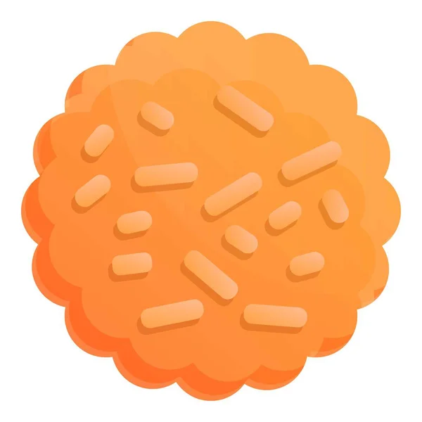 Cracker pictogram, cartoon stijl — Stockvector