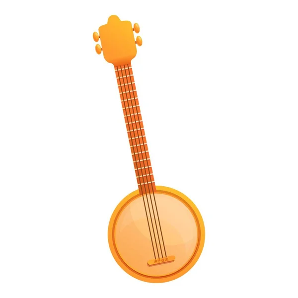 Meksykańska ikona banjo, styl kreskówki — Wektor stockowy