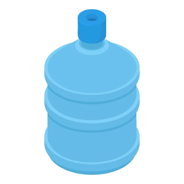 Su soğutucu şişe simgesi, izometrik stil — Stok Vektör
