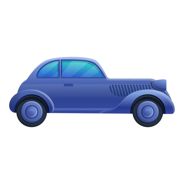 Old car transport icon, cartoon style — Stock Vector