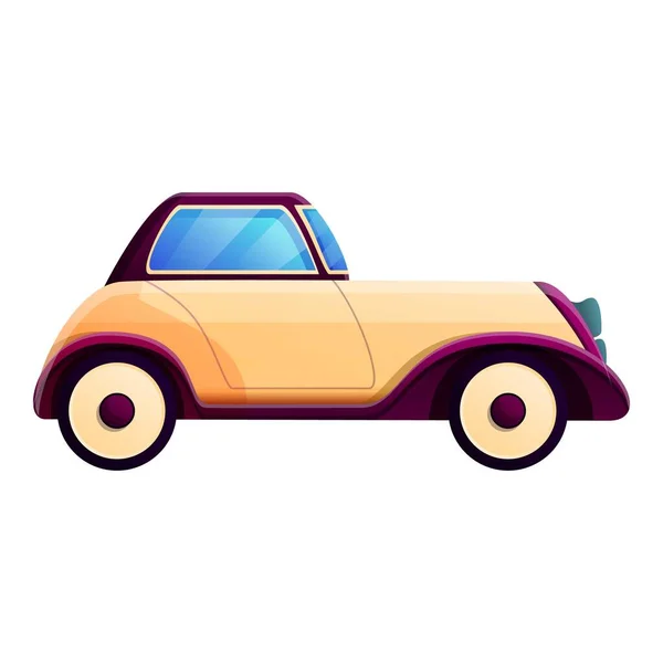 Icono de coche de historia, estilo de dibujos animados — Vector de stock