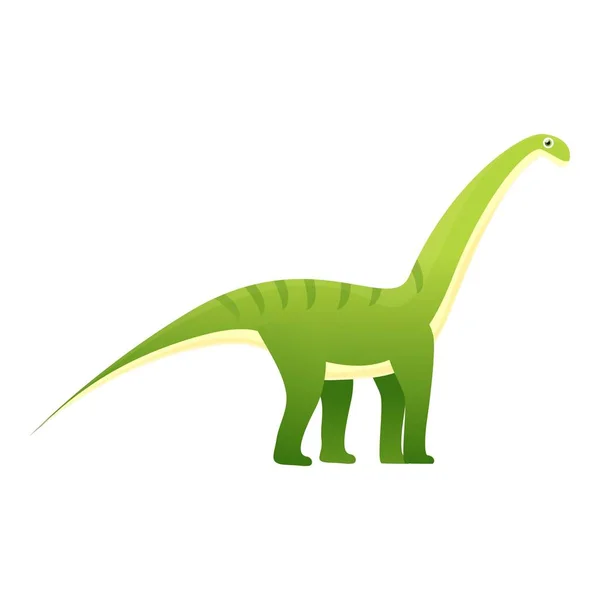 Brachiosaurus-Ikone im Cartoon-Stil — Stockvektor