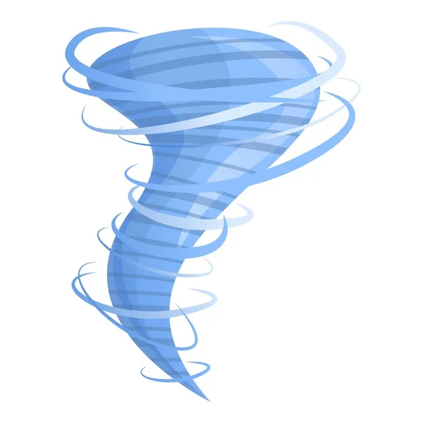 Snelheid tornado pictogram, cartoon stijl — Stockvector