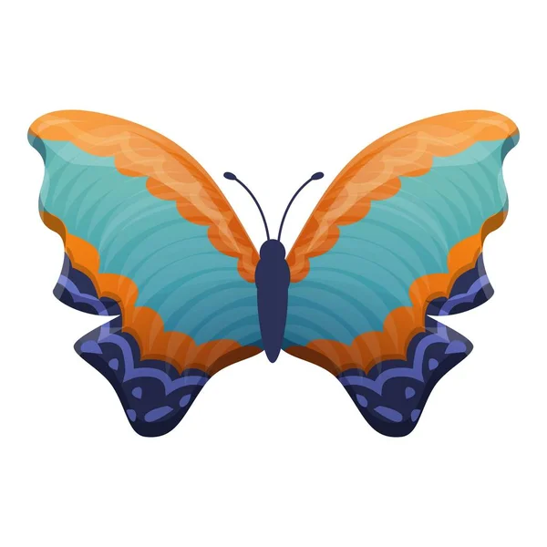 Papillon icône papillon, style dessin animé — Image vectorielle
