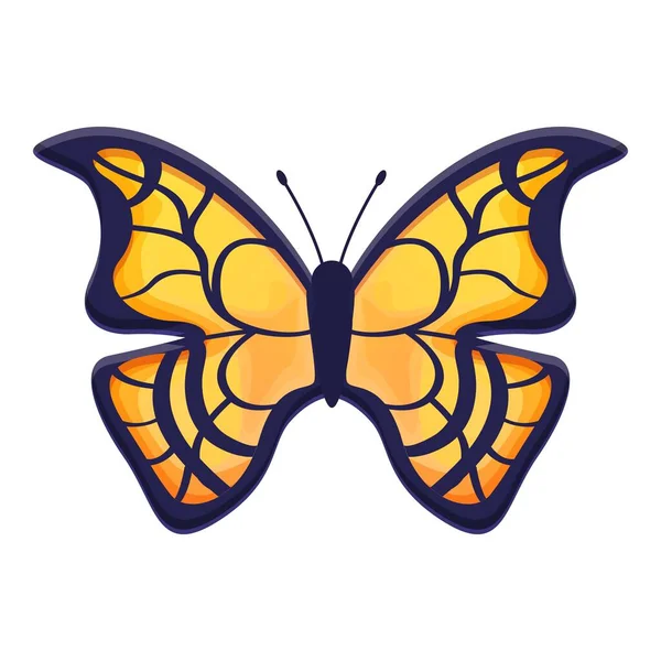 Icône papillon mignon, style dessin animé — Image vectorielle