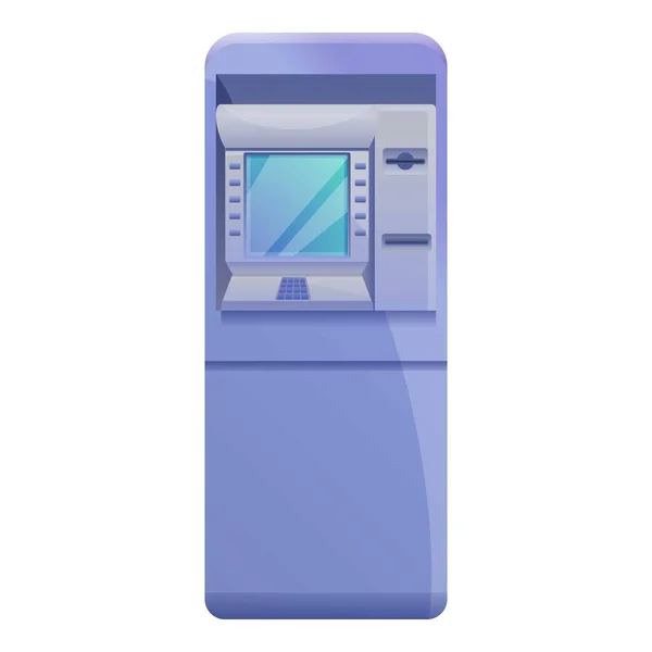 Serveur ATM icône de la machine, style dessin animé — Image vectorielle