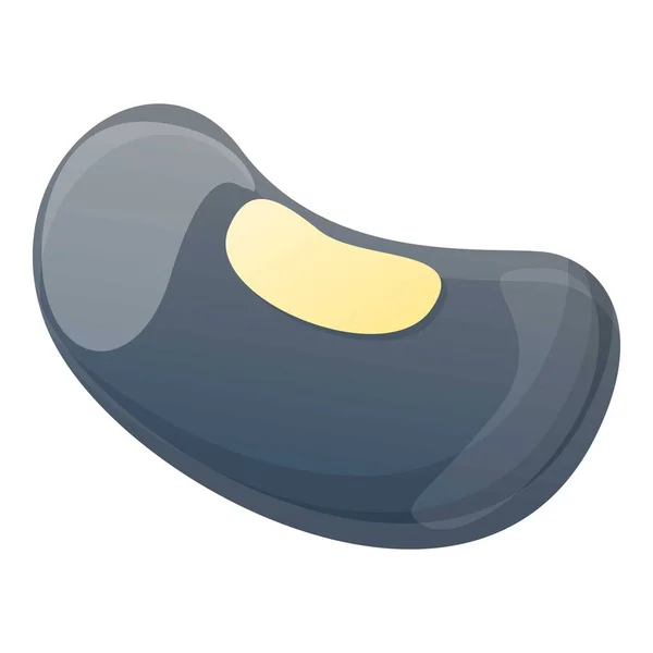 Seed bean icon, cartoon style — Stock Vector