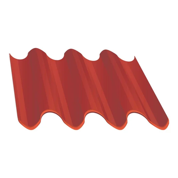 Metal roof icon, cartoon style — Stock Illustration Metal roof icon, cartoon style Stock Illustration
