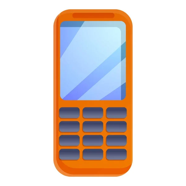 Överlevnad telefon ikon, tecknad stil — Stock vektor