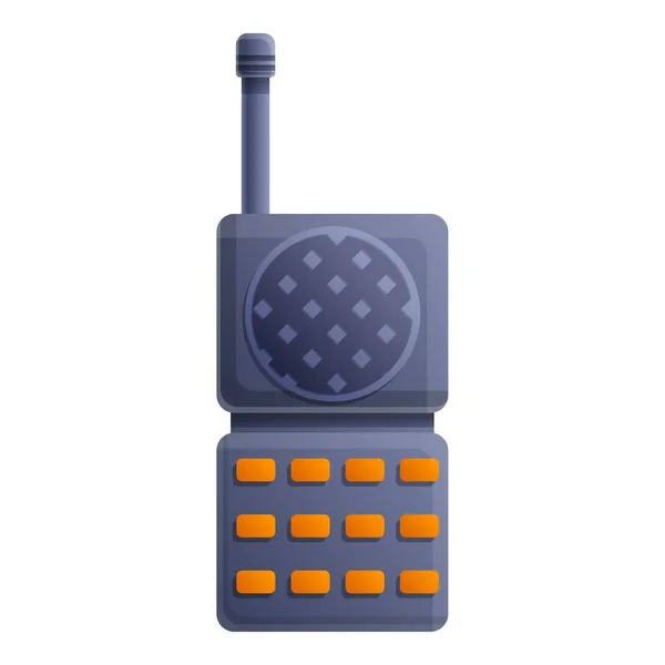 Walkie talkie icoon, cartoon stijl — Stockvector