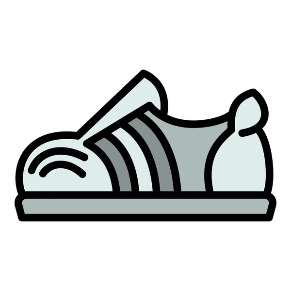 Hiphop zapato icono, estilo de esquema — Archivo Imágenes Vectoriales