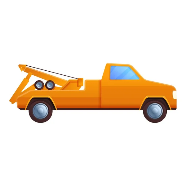 Service tow truck icon, cartoon style — Stock Vector