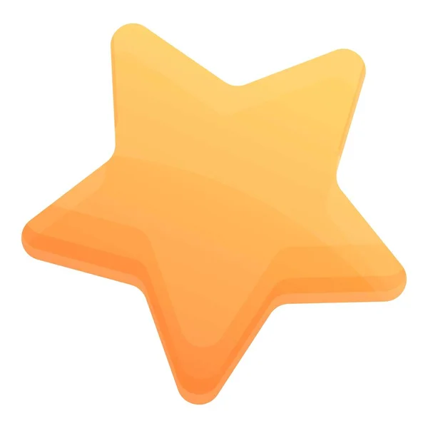 Icona planetario stella, stile cartone animato — Vettoriale Stock