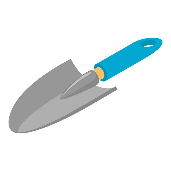 Hand plant shovel icon, isometric style — Stock Vector