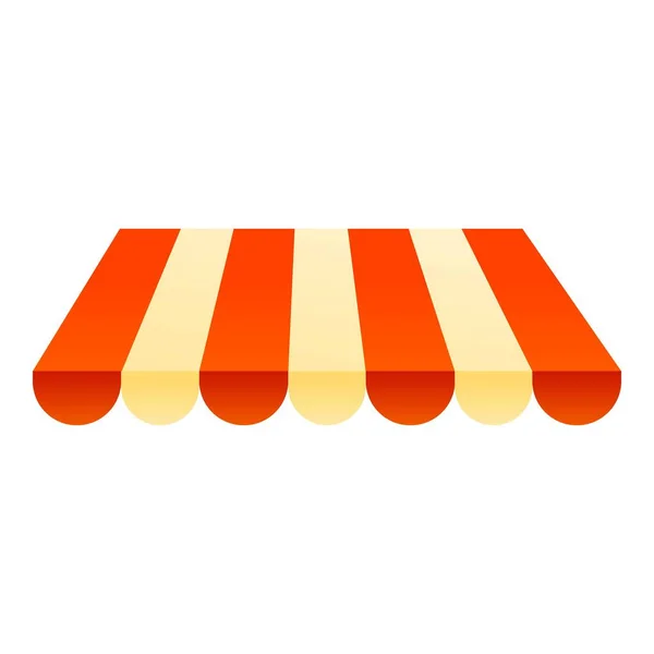 Shop luifel icoon, cartoon stijl — Stockvector