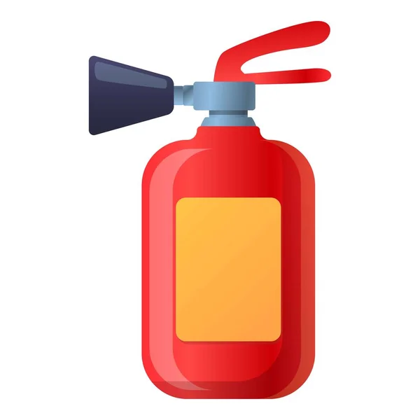 Skum brandsläckare ikon, tecknad stil — Stock vektor