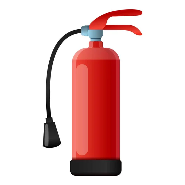 stock vector Dry powder fire extinguisher icon, cartoon style