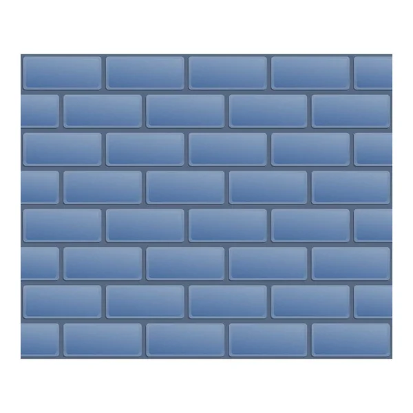 Concrete brick paving icon, cartoon style — Stock Vector