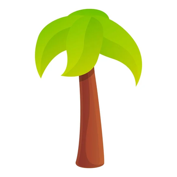 Palm tree ikon, tecknad stil — Stock vektor