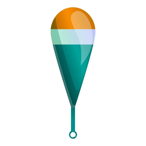 Bobber float icon, cartoon style — стоковый вектор