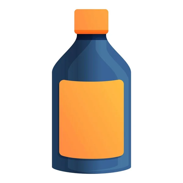 Balsamo icona bottiglia di capelli, stile cartone animato — Vettoriale Stock