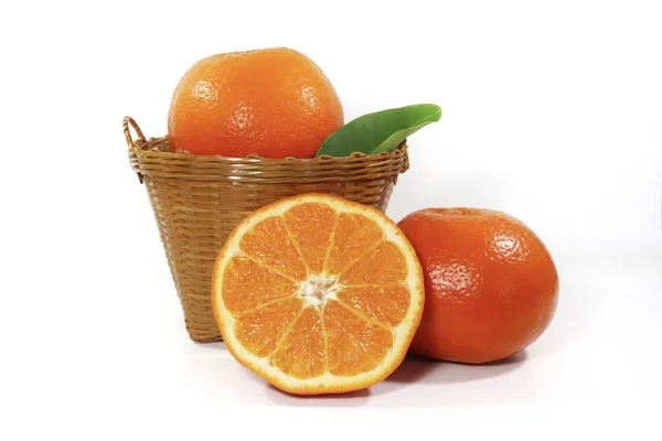 Textuur Van Plak Veel Oranje Blad Met Witte Achtergrond — Stockfoto