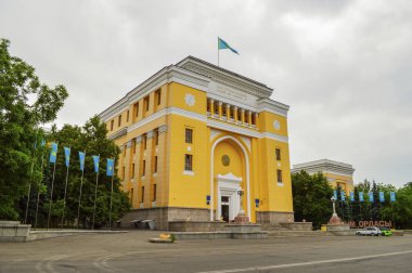 Almaty / Kazakistan - Haziran 2013: Kazakistan Cumhuriyeti Ulusal Bilimler Akademisi