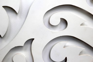 Arka plan beyaz şablon kalıplarının