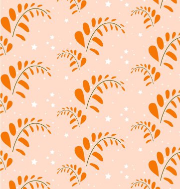 Portakal yaprağı deseni stil biçimi.