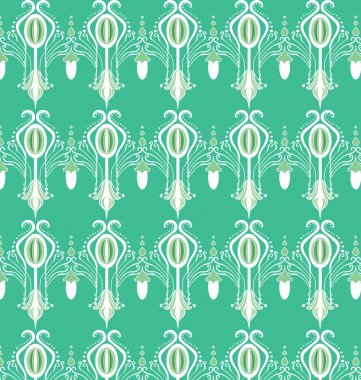 Vektör ile model Damask arka plan