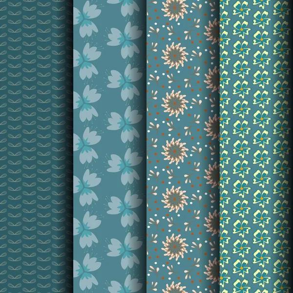 Yeşil çizgili geometrik