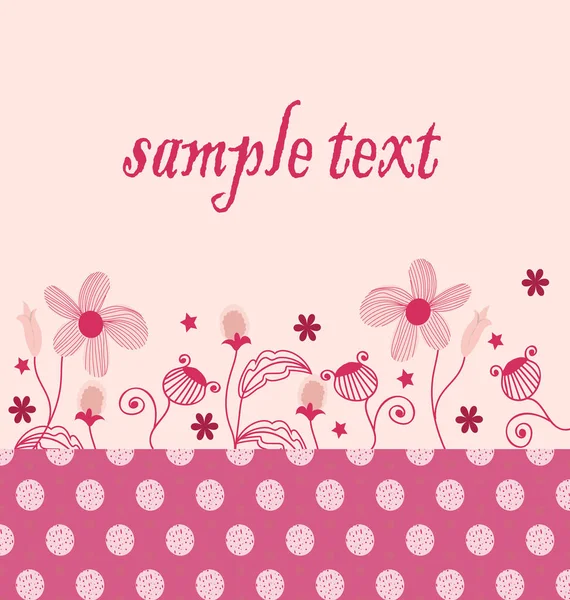 pembe çiçekler kartları