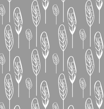 Dikişsiz ağaç desen