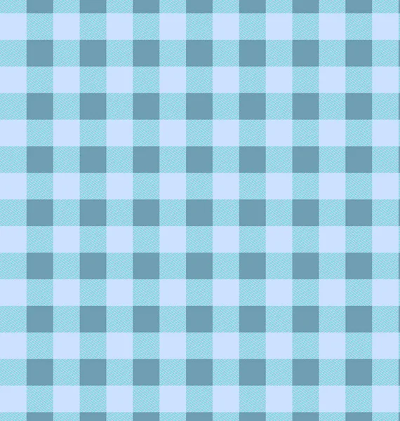 Sömlös blå rutigt mönster — Stockfoto