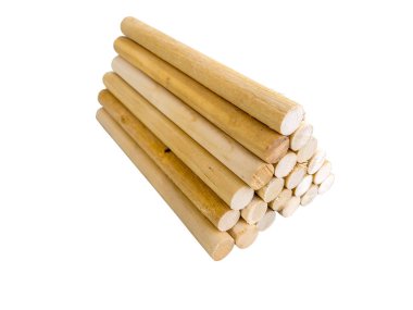 Beyaz bir arka plan üzerinde yuvarlak barlar