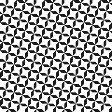 Yıldızlı kusursuz soyut geometrik desen