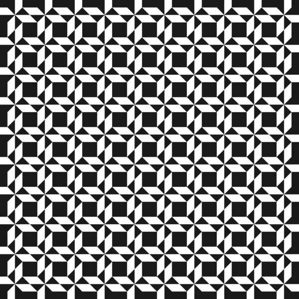 Patrón Geométrico Abstracto Sin Costuras Con Elementos Tejido — Archivo Imágenes Vectoriales