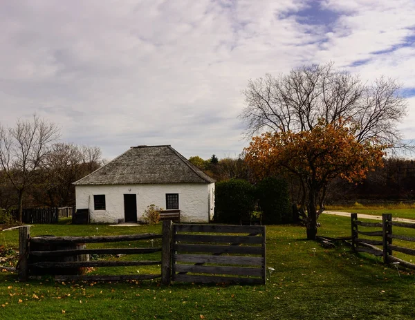 Casa Veche din Lower Fort Garry National Historic site — Fotografie, imagine de stoc