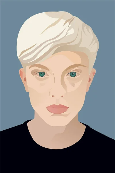 bir adamın renk vektör illüstrasyonu