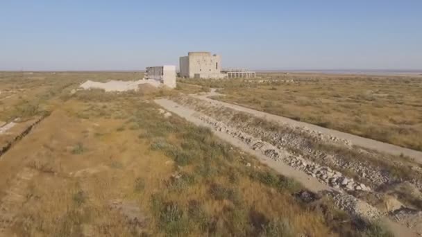 Старої Незавершеної Атомної Електростанції — стокове відео