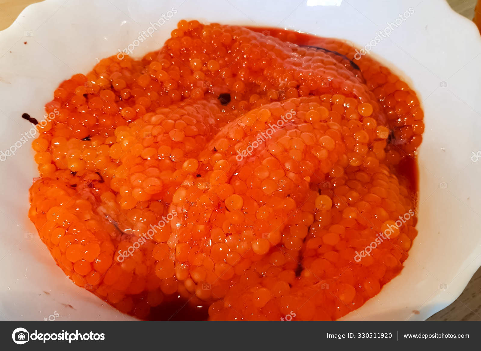 как солить икру гольца