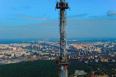 Ostankino televizyon kulesi.