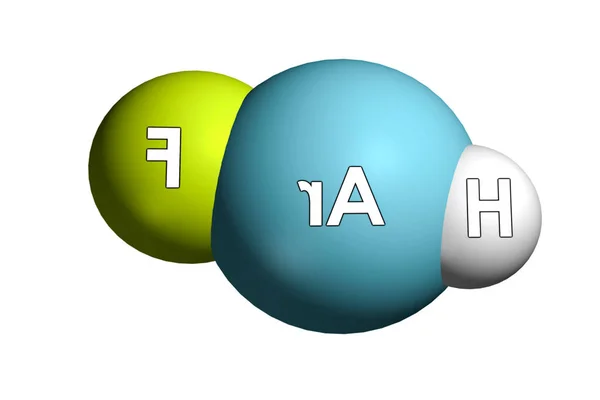 Noble gas compound molecule, — Stock Photo, Image