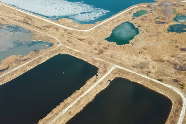 Treatment facilities, wastewater treatment infrastructure.