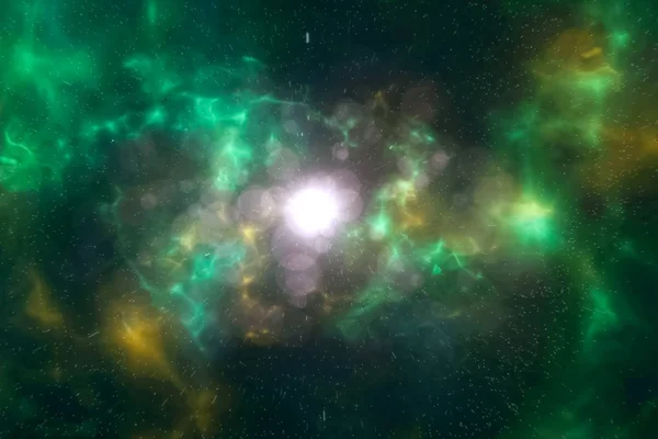 Astrazione, esplosione di supernova, colorata e stelle . — Foto Stock