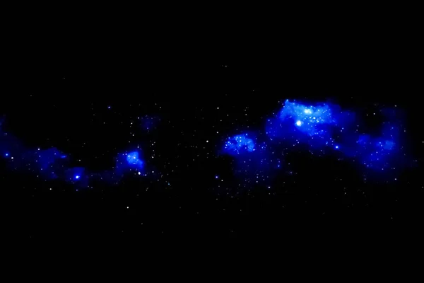 Sfondo texture cielo stellato blu colore nebulosa . — Foto Stock
