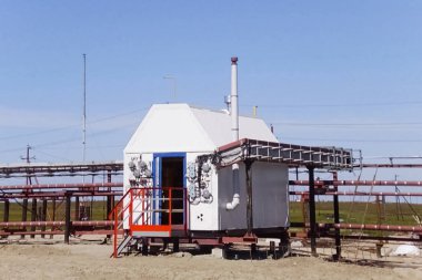 Petrol rafinerisi Bir petrol sanayi tesisi inşaatı