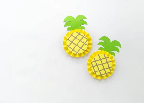 Fruit Made Paper Children Hobby Summer Style Tropics — Stock Photo, Image