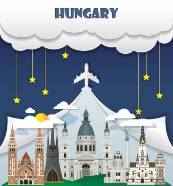 Macaristan seyahat arka plan Simgesel Yapı küresel seyahat ve yolculuk INF
