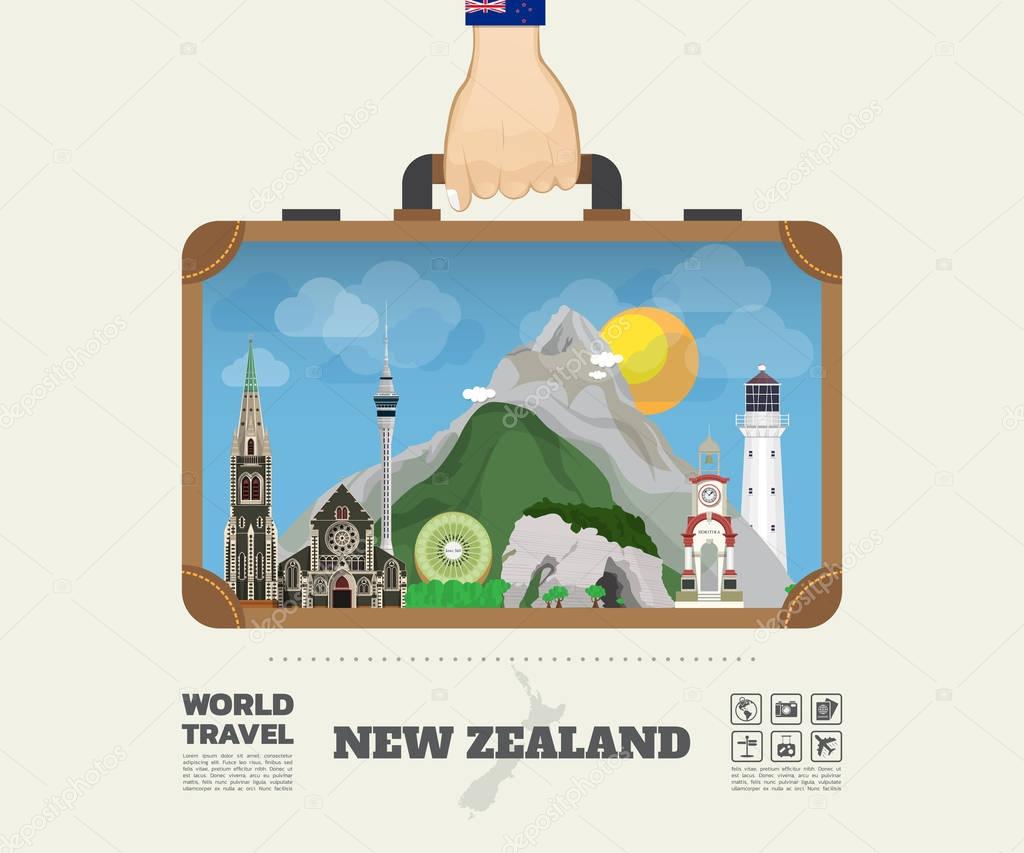 Hand carrying New zealand Landmark Global Travel And Journey Inf